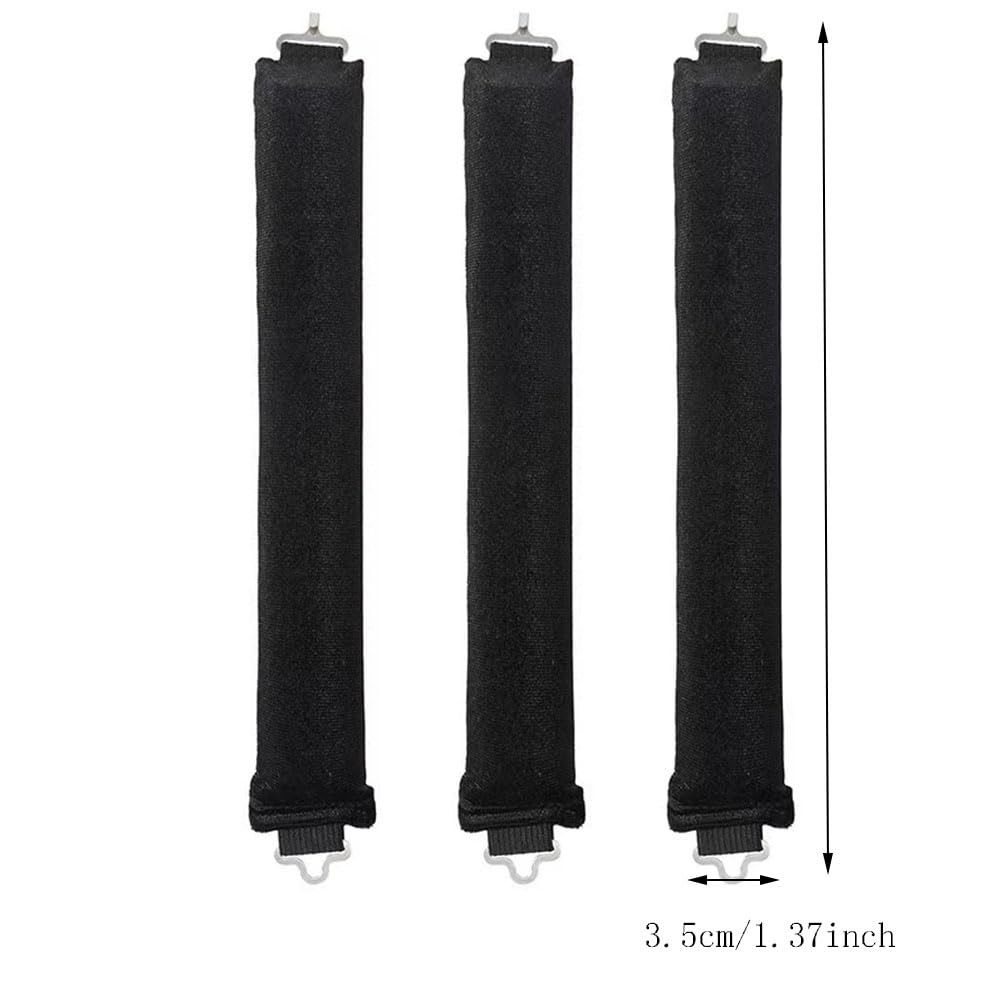 Beautyzkx Heatless Hair Curling Sticks  No Heat Hair Rollers Overnight Soft DIY Wave Hair Curlers Rode Hair Accessories for Women Long &Medium Hair Heatless Hair Curlers to Sleep In 3PCS